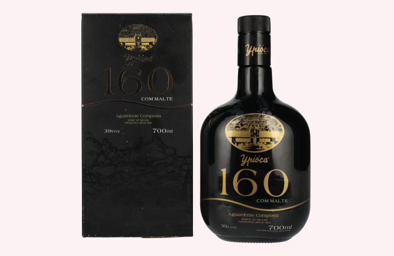 Ypióca 160 Aguardente Composta con Malte 39% Vol. 0,7l in Giftbox