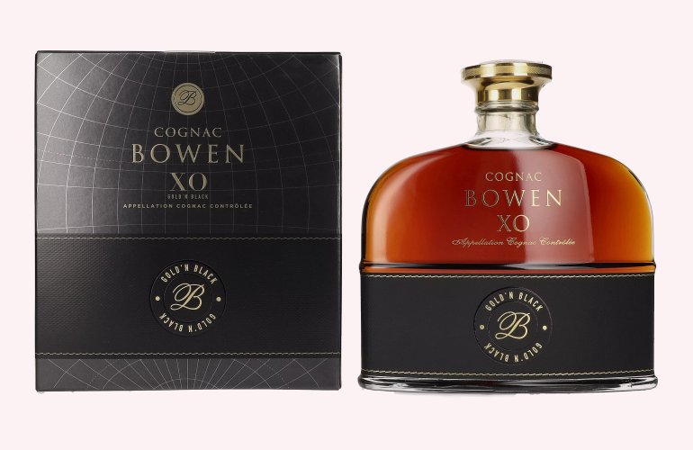 Cognac Bowen XO Gold'n Black 40% Vol. 0,7l en boîte cadeau