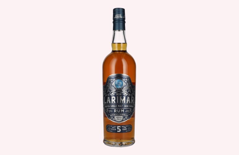 Ron Larimar 5 Years Old Small Batch Rum Peated Single Malt Cask Finish 40% Vol. 0,7l