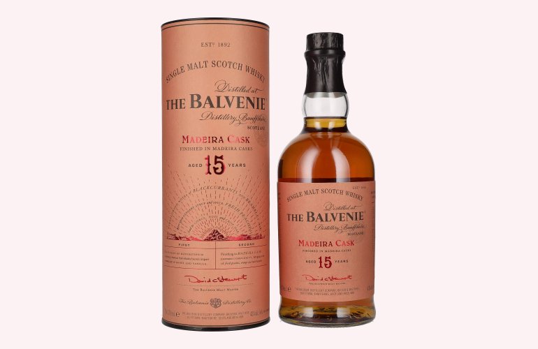 The Balvenie 15 Years Old Madeira Cask Finish 43% Vol. 0,7l en boîte cadeau