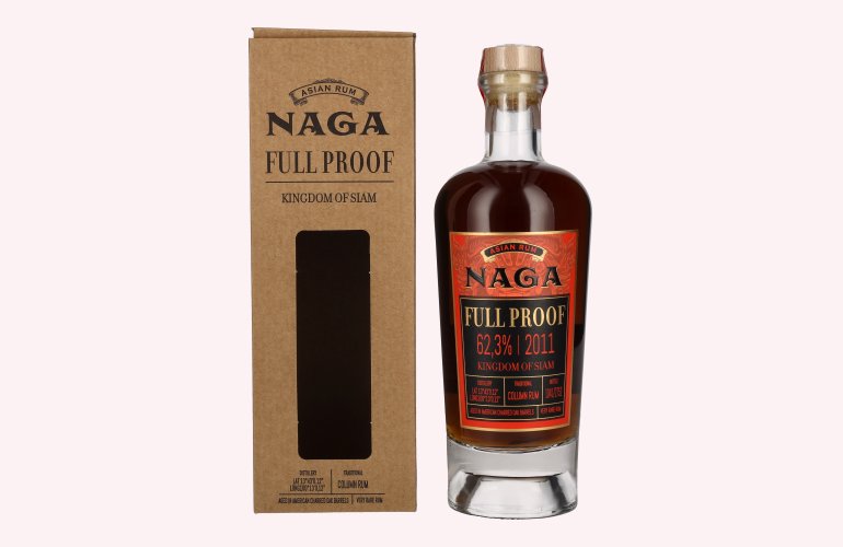 Naga Full Proof Asian Rum KINGDOM OF SIAM 2011 62,3% Vol. 0,7l in Geschenkbox