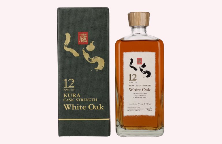 Kura 12 Years Old White Oak Single Malt Whisky 40% Vol. 0,7l in geschenkverpakking