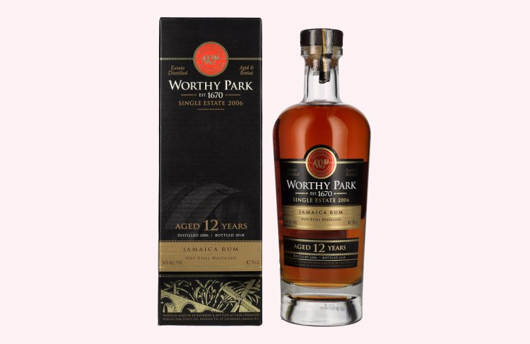 Worthy Park 12 Years Old Single Estate Jamaica Rum 2006 56% Vol. 0,7l in geschenkverpakking