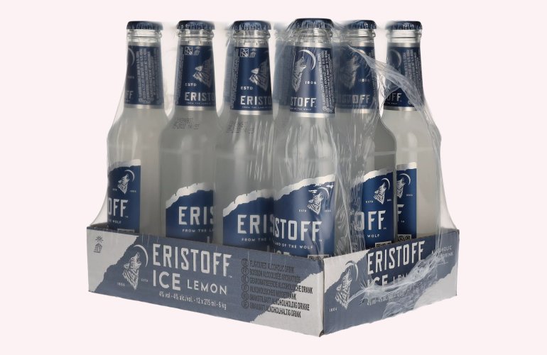 Eristoff ICE Mixed Drink Lemon Flavour 4% Vol. 12x0,275l