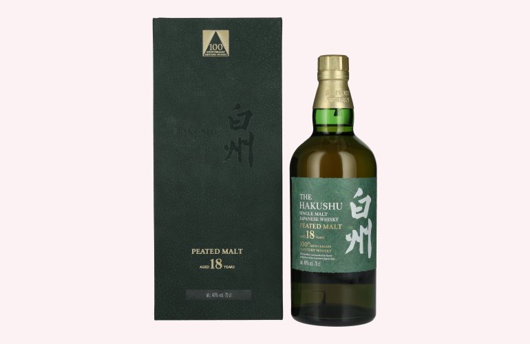 Suntory The Hakushu 18 Years Old 100th ANNIVERSARY EDITION Single Malt Whisky 48% Vol. 0,7l