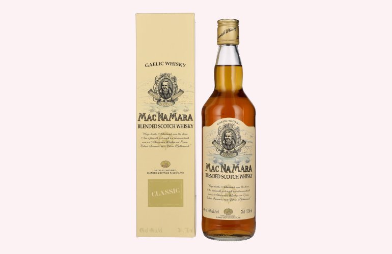 Gaelic Whisky MACNAMARA Classic Blended Scotch Whisky 40% Vol. 0,7l en boîte cadeau