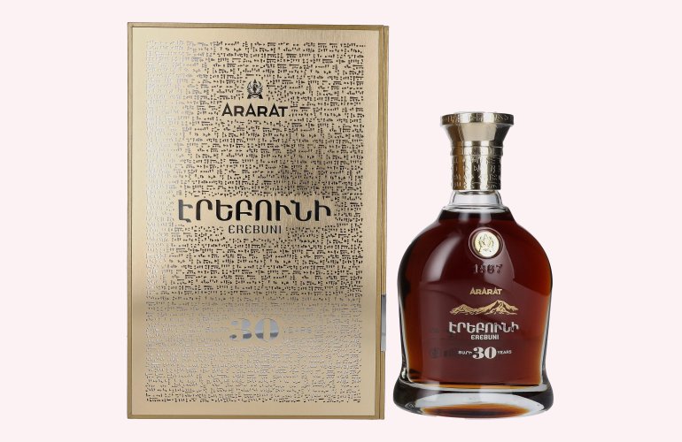 Ararat Erebuni 30 Years Old 40% Vol. 0,7l en boîte cadeau