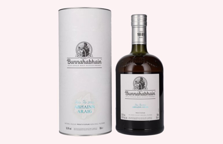 Bunnahabhain Fèis Ìle ABHAINN ARAIG Islay Single Malt 2022 50,8% Vol. 0,7l in geschenkverpakking