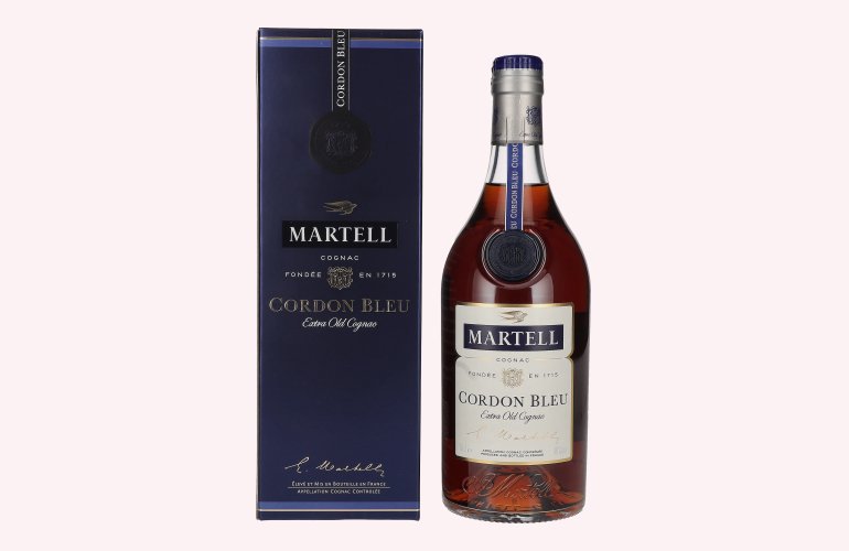 Martell Cognac Cordon Bleu Extra Old Cognac 40% Vol. 0,7l en boîte cadeau