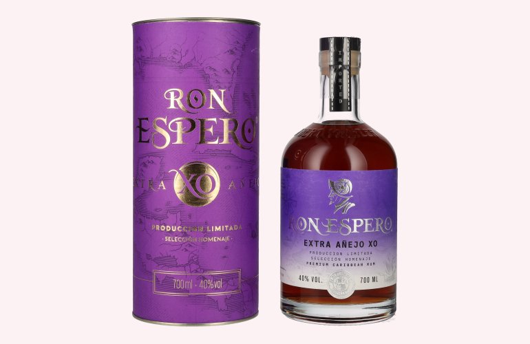 Ron Espero Extra Añejo XO 40% Vol. 0,7l en boîte cadeau