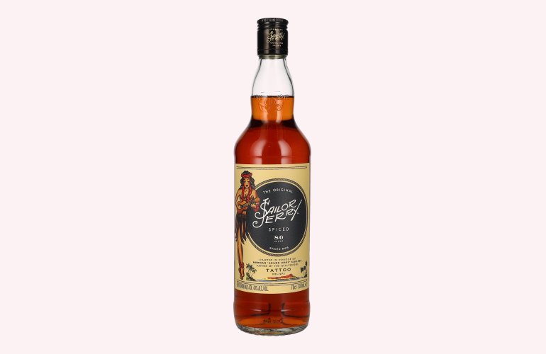 Sailor Jerry SPICED Caribbean Rum TATTOO 40% Vol. 0,7l