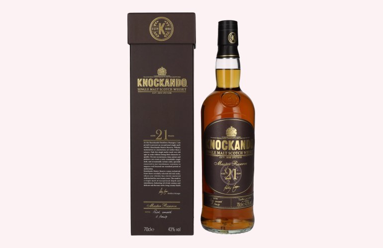 Knockando 21 Years Old Master Reserve 43% Vol. 0,7l en boîte cadeau