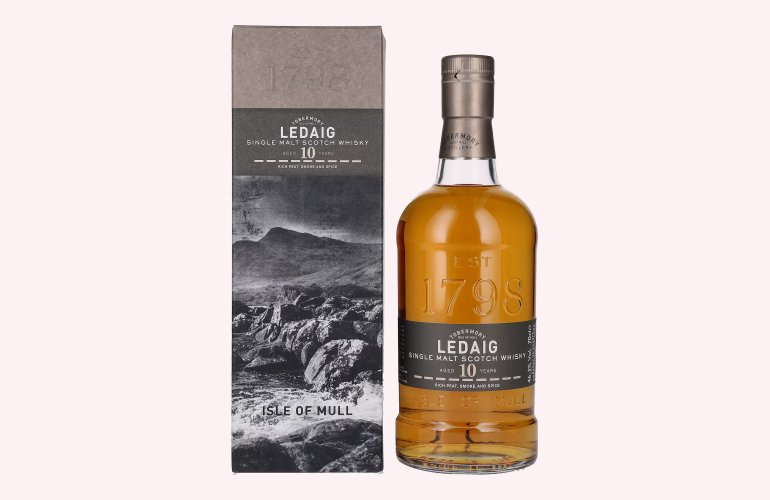 Ledaig 10 Years Old Single Malt Scotch Whisky 46,3% Vol. 0,7l en boîte cadeau