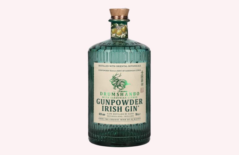 Drumshanbo Gunpowder Irish Gin with Sardinian Citrus 43% Vol. 0,7l