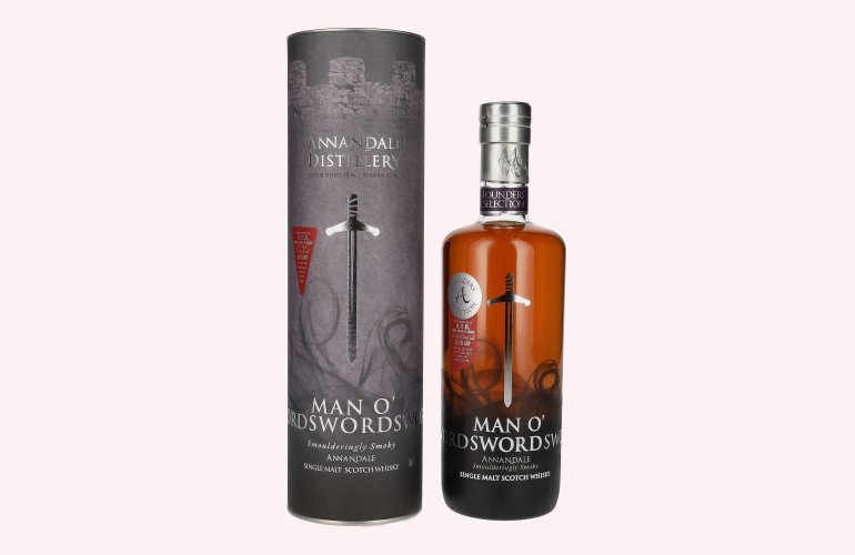 Annandale Smoulderingly Smoky Man O' Words 2017 60,5% Vol. 0,7l en boîte cadeau