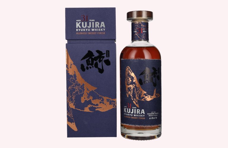 Kujira Ryukyu 31 Years Old OLOROSO SHERRY FINISH Whisky 43% Vol. 0,7l in Giftbox