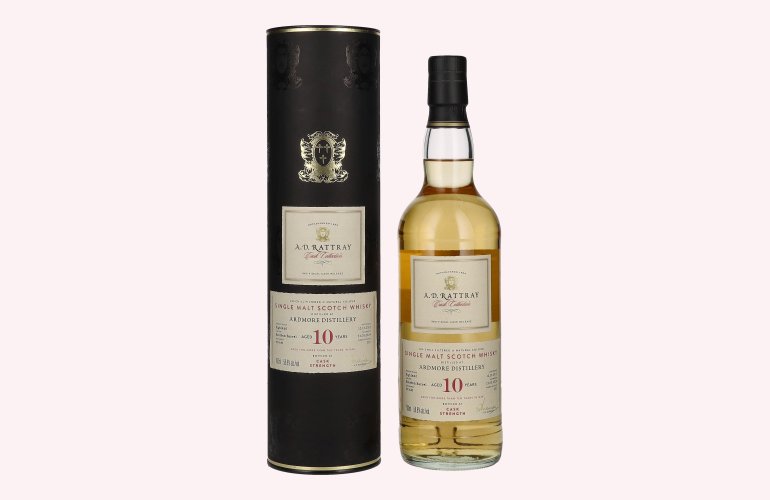 A.D. Rattray 10 Years Old ARDMORE Bourbon Barrel Whisky 2013 58,8% Vol. 0,7l en boîte cadeau