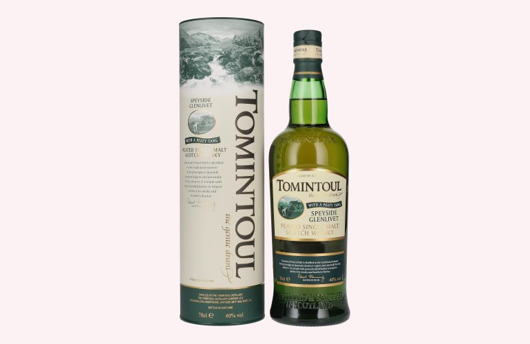 Tomintoul Single Peated Malt WITH A PEATY TANG 40% Vol. 0,7l in geschenkverpakking