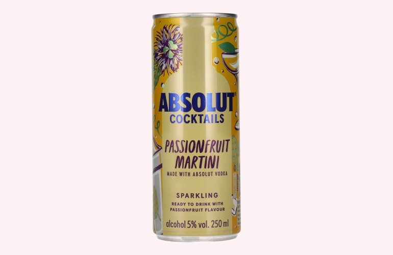 Absolut Cocktails Passionfruit Martini 5% Vol. 0,25l Dose