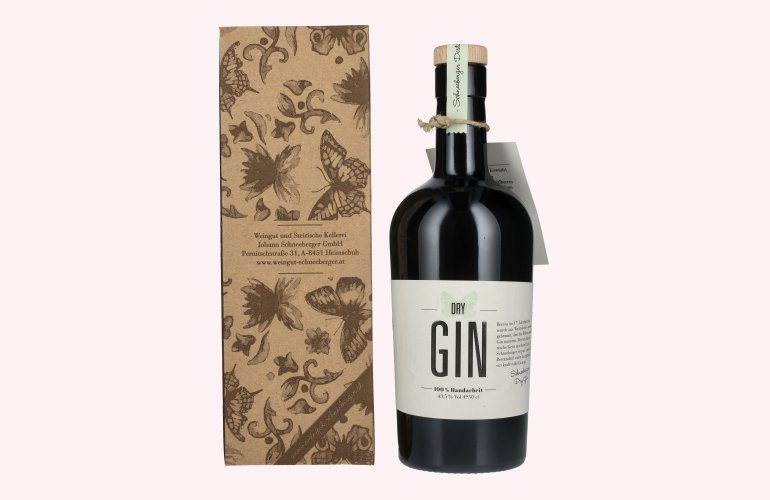 Schneeberger Dry Gin 43,5% Vol. 0,5l en boîte cadeau