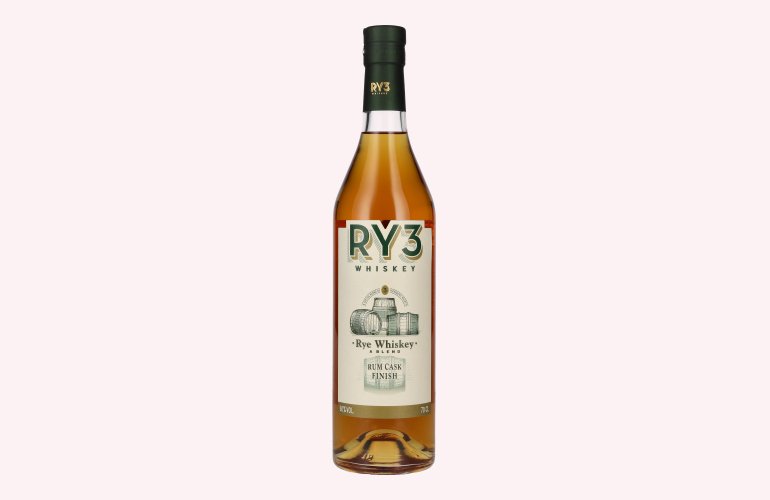 RY3 Rum Cask Finish Rye Whiskey 50% Vol. 0,7l