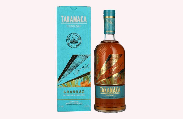 Takamaka GRANKAZ Rum Batch 2 Vintage 2022 51,6% Vol. 0,7l en boîte cadeau