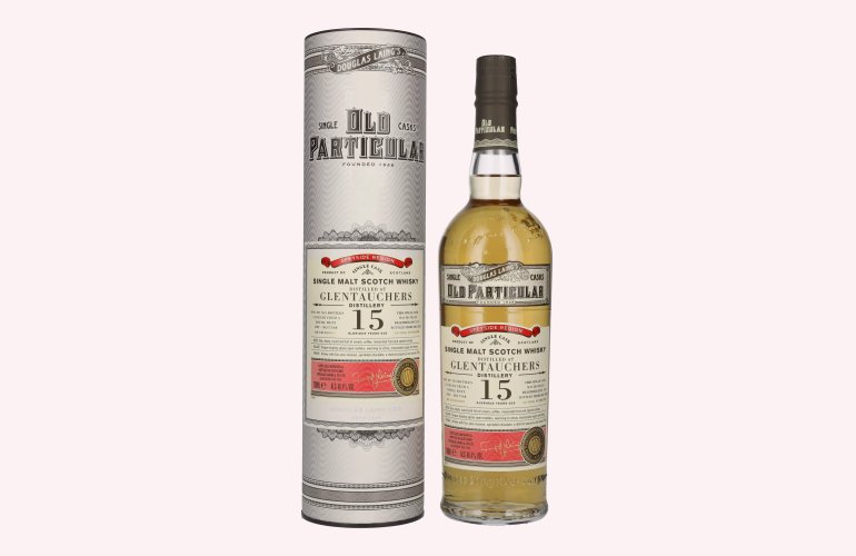 Douglas Laing OLD PARTICULAR Glentauchers 15 Years Old Single Cask Malt 2007 48,4% Vol. 0,7l en boîte cadeau