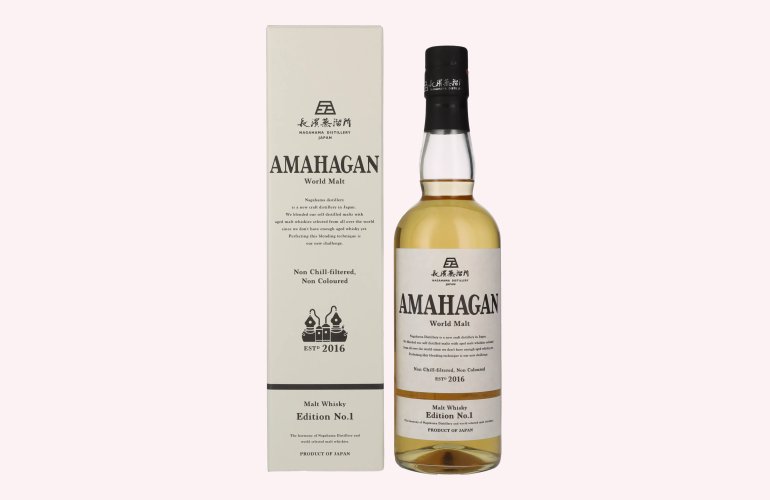 Amahagan World Malt Whisky Edition No.1 47% Vol. 0,7l in geschenkverpakking