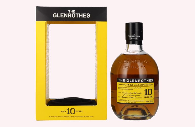 The Glenrothes 10 Years Old Speyside Single Malt 40% Vol. 0,7l en boîte cadeau