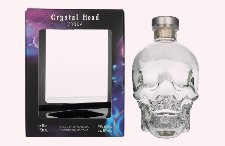 Crystal Head Vodka 40% Vol. 0,7l en boîte cadeau