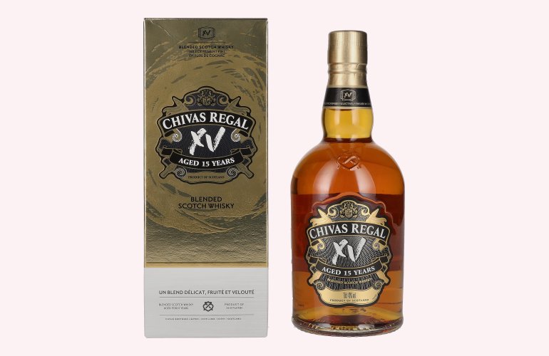 Chivas Regal XV 15 Years Old Blended Scotch Whisky 40% Vol. 0,7l in geschenkverpakking