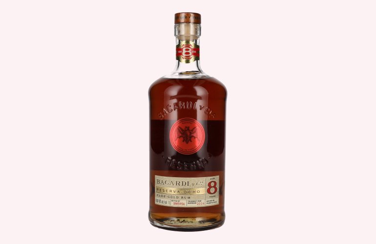 Bacardi 8 Años RESERVA OCHO Rare Gold Rum 40% Vol. 1l