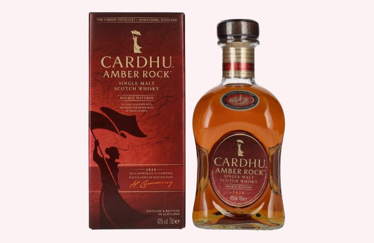 Cardhu AMBER ROCK Double Matured Single Malt Scotch Whisky 40% Vol. 0,7l in geschenkverpakking