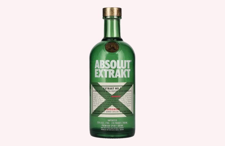 Absolut Extrakt No. 1 Cardamom Premium Spirit Drink 35% Vol. 0,7l