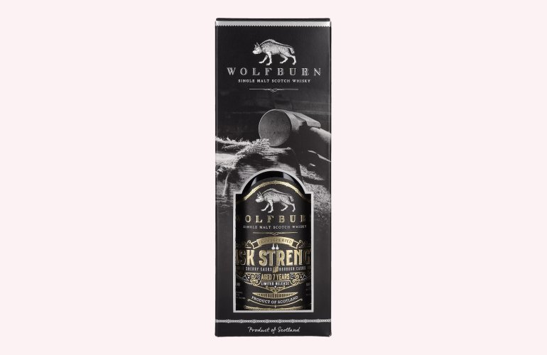 Wolfburn 7 Years Old Single Malt CASK STRENGTH Father's Day Edition 58,2% Vol. 0,7l en boîte cadeau