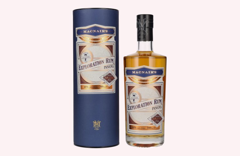 MacNair's 7 Years Old Peated Exploration Rum Panama 46% Vol. 0,7l en boîte cadeau