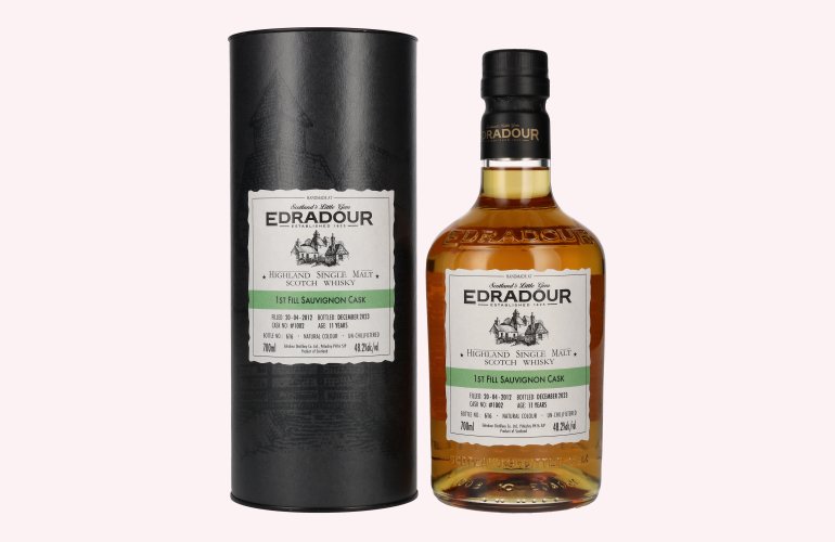 Edradour 11 Years Old ST. MICHAEL-EPPAN Sauvignon Cask #1002 2012 48,2% Vol. 0,7l en boîte cadeau