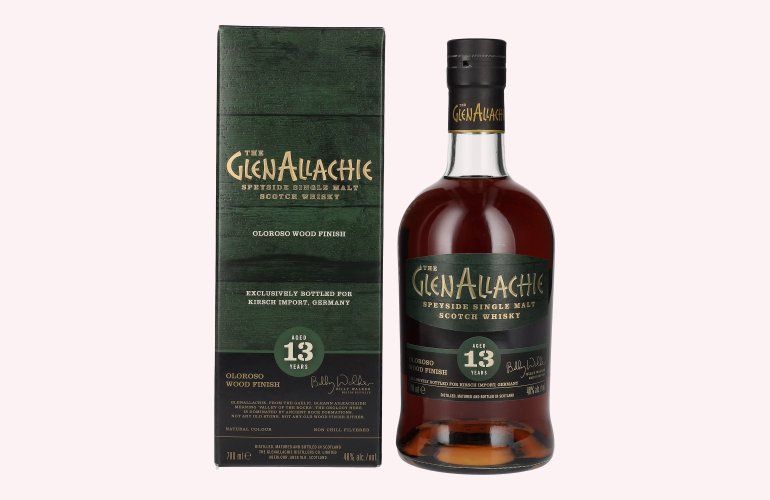 The GlenAllachie 13 Years Old OLOROSO WOOD FINISH 48% Vol. 0,7l en boîte cadeau