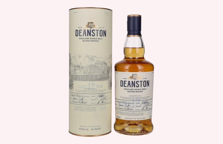 Deanston 12 Years Old Highland Single Malt 46,3% Vol. 0,7l en boîte cadeau