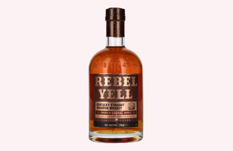 Rebel Yell Bourbon Whiskey Cognac Barrel Finish 45% Vol. 0,7l