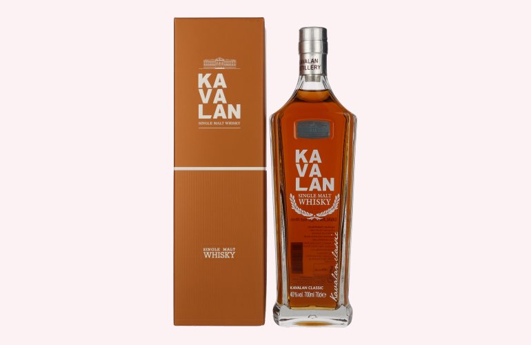 Kavalan Classic Single Malt Whisky 40% Vol. 0,7l in geschenkverpakking