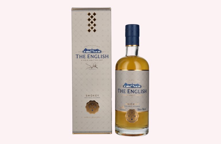 The English Smokey Single Malt Whisky 43% Vol. 0,7l en boîte cadeau