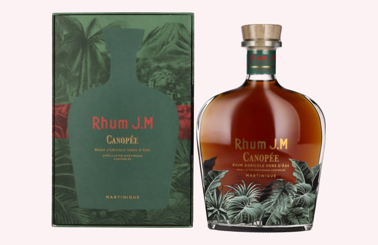 Rhum J.M Canopée Martinique Agricole Hors D'Âge 46% Vol. 0,7l en boîte cadeau