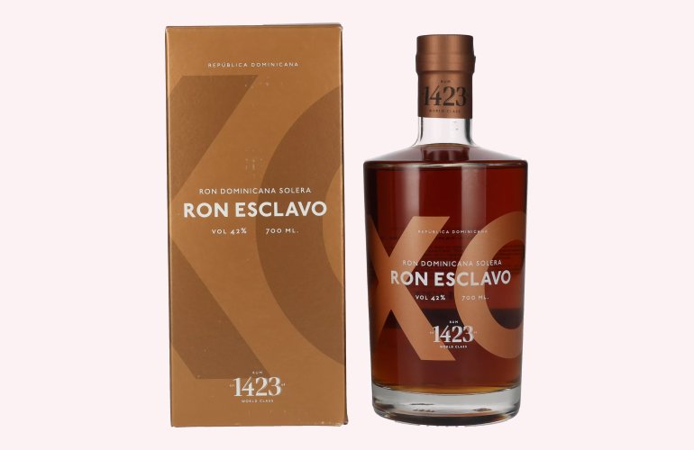 Ron Esclavo XO Ron Dominicana Solera 42% Vol. 0,7l in geschenkverpakking