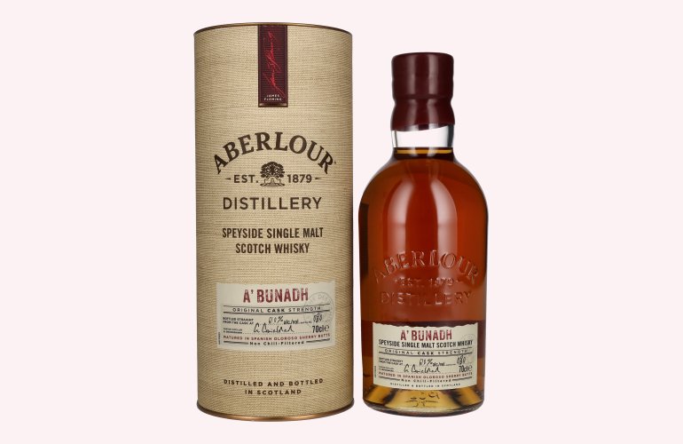 Aberlour A'BUNADH Original Cask Strength Batch No. 80 61% Vol. 0,7l en boîte cadeau