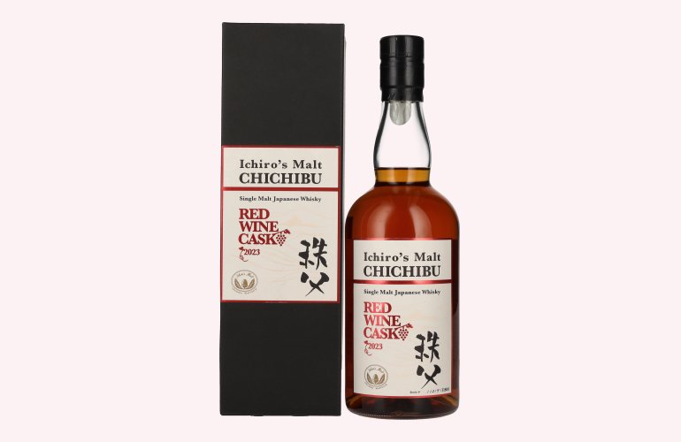 Chichibu Ichiro's Single Malt Red Wine Cask Japanese Whisky 2023 50,5% Vol. 0,7l in geschenkverpakking