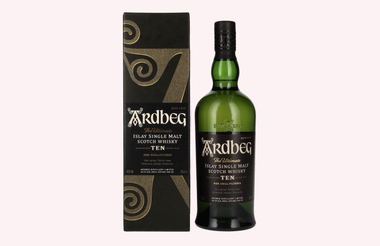 Ardbeg TEN Years Old Islay Single Malt 46% Vol. 0,7l in Giftbox