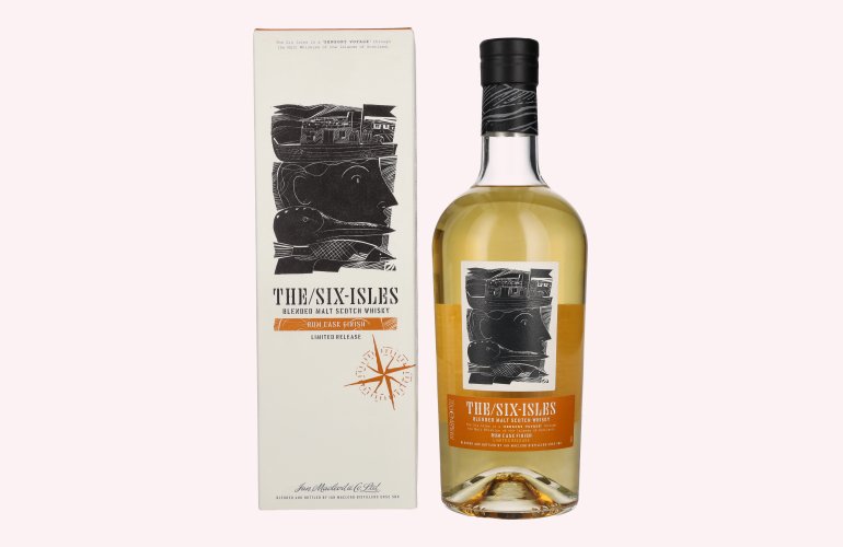 The Six Isles Blended Malt Scotch Whisky RUM CASK FINISH Limited Release 48% Vol. 0,7l in Geschenkbox