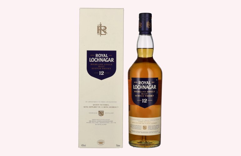 Royal Lochnagar 12 Years Old Highland Single Malt 40% Vol. 0,7l en boîte cadeau