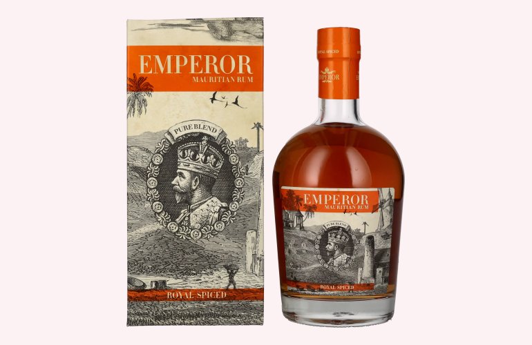 Emperor Mauritian Rum ROYAL SPICED 40% Vol. 0,7l en boîte cadeau